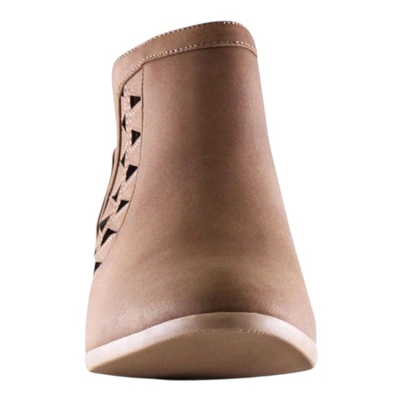 MARCO REPUBLIC Oslo Women's Ankle Boots Almond Toe Chunky Block Stacked Low Heel - Picture 5 of 7